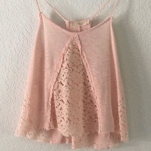 🌸Cute Flowy pastel pink tank🌸